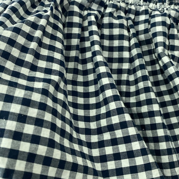 Girls J.Crew Crewcuts Blue Gingham striped drawstring dress size 10 - Picture 5 of 6